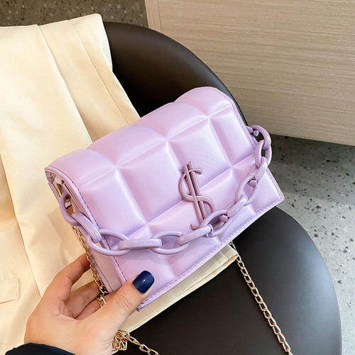 Imagen 3 de 7 de Bolso A Cuadros Para Mujer, Hombro Oblicuo, Portátil 2 En 1