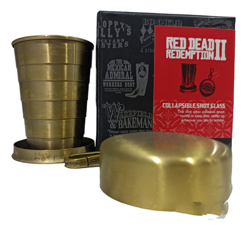 Red Dead Redemption 2 Collapsible Shot Glass Copa Colapsible