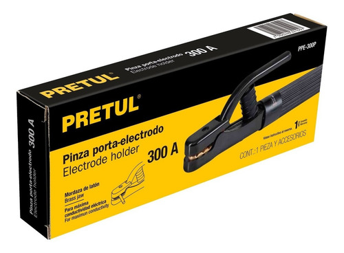 Imagen 3 de 9 de Pinza Porta Electrodos 300a Maxima Conducividad Soldadora