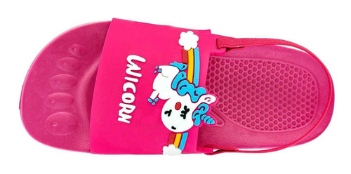 Sandalia Unicornio Acertijo Unicorn Para Niña Color Rosa E6