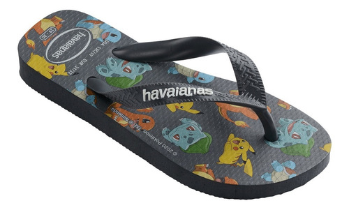 Chinelo Havaianas Top Nintendo Pokémon Iniciais Original
