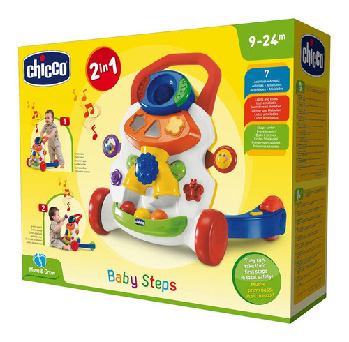 Imagem 3 de 4 de Andador Primeiros Passos 2 Em 1 Musical - Chicco