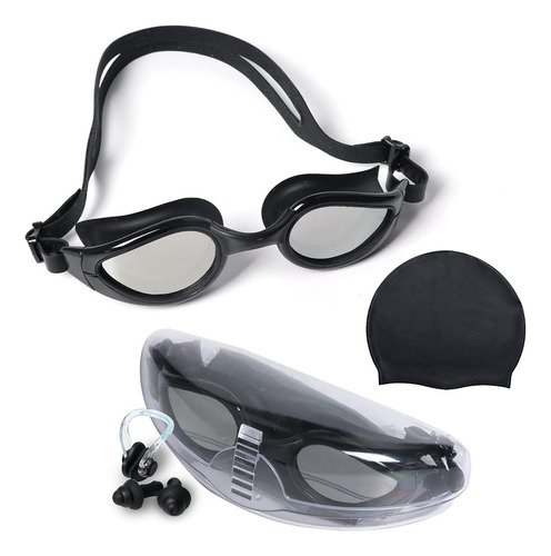 Kitys Fatch Adult Swim Goggles Set For Men Women, Anti-fog U