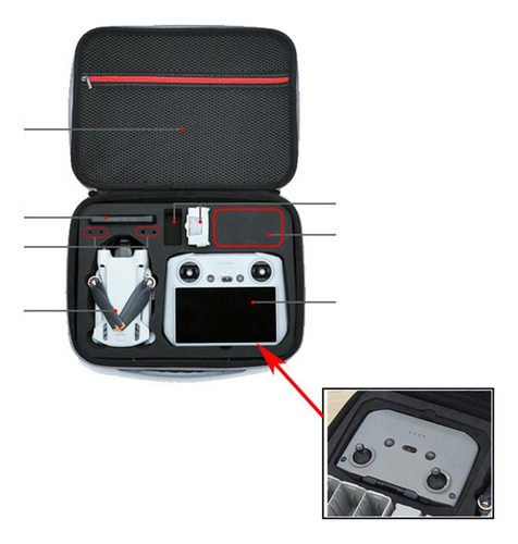 Travel Transport Case Compatible With Dji Mini 3 Pro D