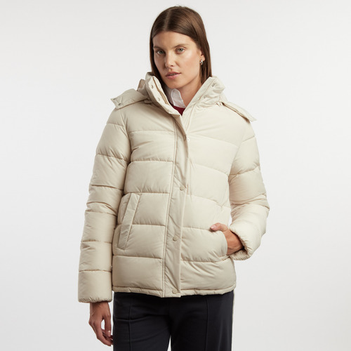 Campera Mujer Kevingston New Ima Beige Claro