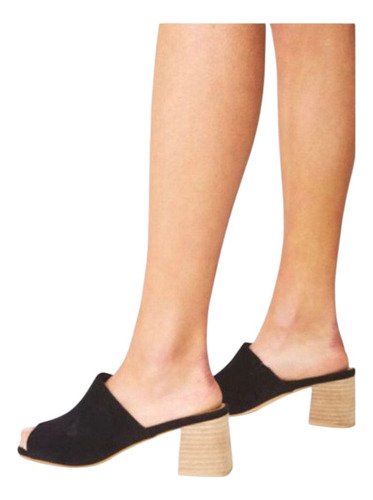 Sandalias Prune De Gamuza Mujer Atemporal