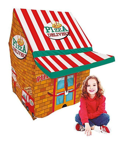 Barraca Infantil Com Toldo Pizzaria