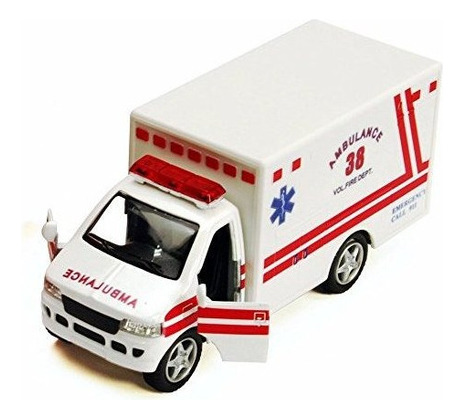 Ambulancia Del Equipo De Rescate, Blanco - Kinsmart 5259d -