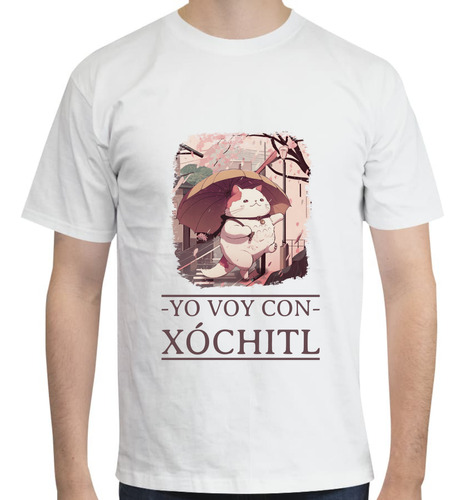 Playera Xóchitl Gálvez -  Yo Voy Con Xochitl  - Gatito Anime