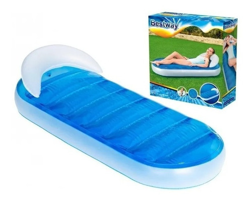 Colchoneta Bestway Inflable Se Llena De Agua 1,81m Piscina