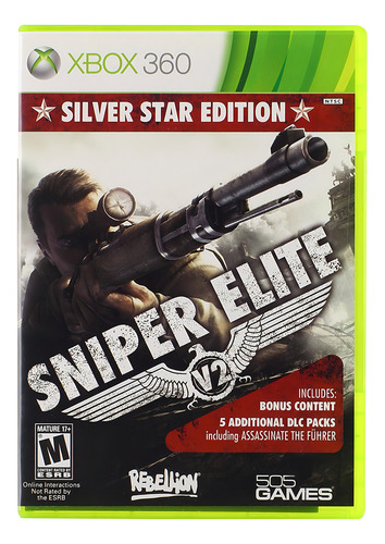 Sniper Elite 2 prateado - Xbox 360
