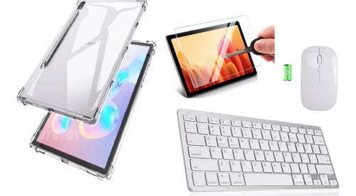 Capa Silicone Tablet S7 Fe 12.4 Kit Mouse/película/teclado