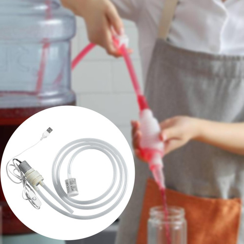 Bomba De Transferencia De Vinos Syphon Manguera De 1,5 M