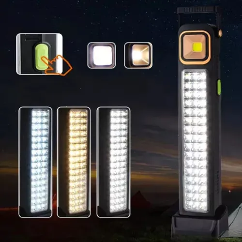 X2 Lampara De Emergencias Solar Recargable Luz Focos 48 Led