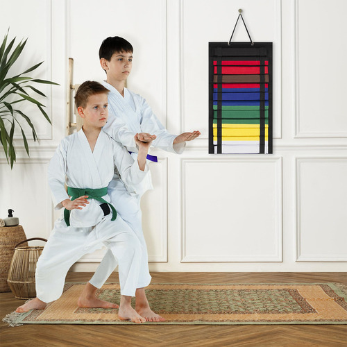 Soporte De Escaparate For Cinturones De Karate Y Taekwondo