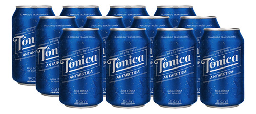 Água Tônica Antarctica Lata 350ml - Pack Com 12 Un