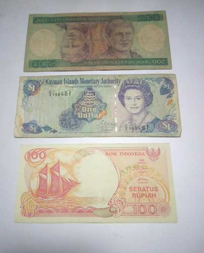 Colección De Billetes Extranjeros Y Nacionales (Usado)