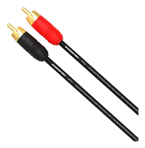 Cable Rca Potencia Monster M150 2 Canales 2 Metros Audio