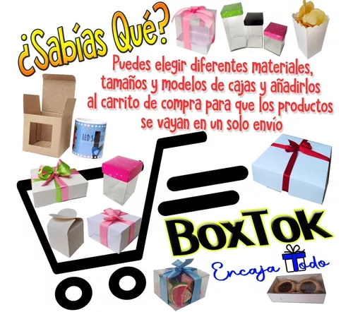 Boxtok Cajas - 50 Cajas Acetato base y tapaTransparente 12x12x12 cms Caja  Armable para regalos, Recuerdos Transparente