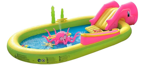 Piscina Infantil Jilong Con Actividades 256 Litros 298cm