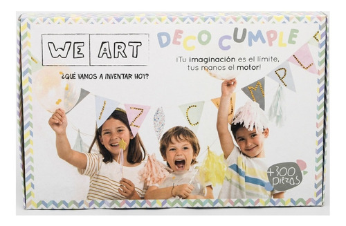 Imagen 1 de 4 de Kit De Manualidades - We Art Decoración Cumpleaños