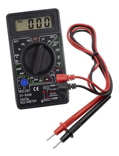 Multitester Digital Multimetro Portatil Tester Dt-830b
