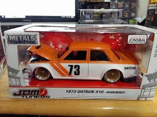 Metals - 1973 Datsun 510 - Widebody - Naranja 1:24