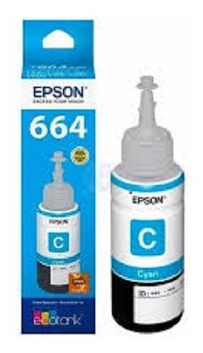 Botella Epson De Tinta Azul L-200 T664220