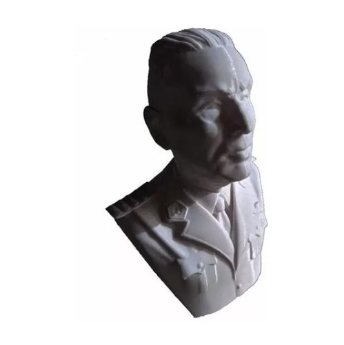 Busto Del General Juan Domingo Perón - 15cm- Mejor Calidad