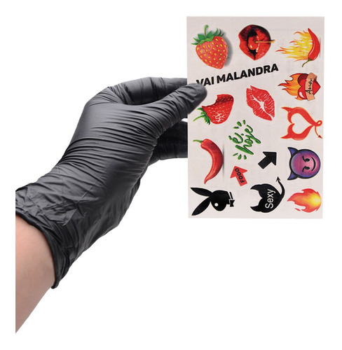 Imagem 3 de 4 de Tatuagem Rena Vai Malandra T10 X 15cm Sedux