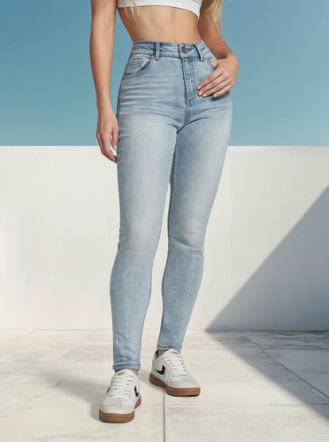 Pantalon Mujer Mezclilla Cintura Alta Push Up Seven Jeans