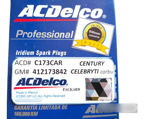 Cables De Bujias Century Celebrity Carburado Mot 2.8 Acdelco