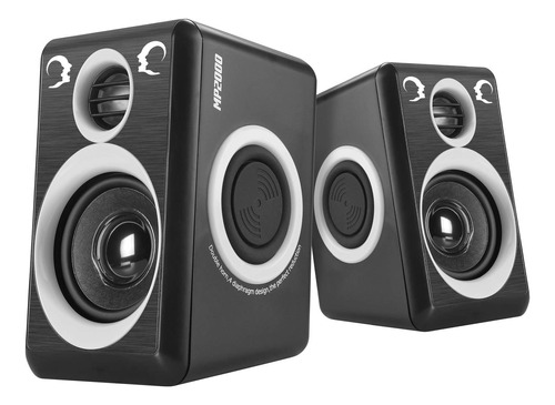 Reccazr Altavoces De Computadora Con Sonido Envolvente 2.0ch