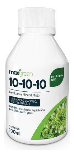 Adubo Fertilizante Forth Jardim Maxgreen 10-10-10 100ml