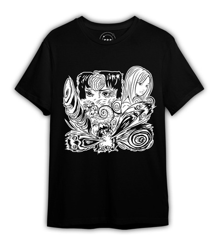 Polera Junji Ito Chronicles Vinilo Textil 100% Algodón