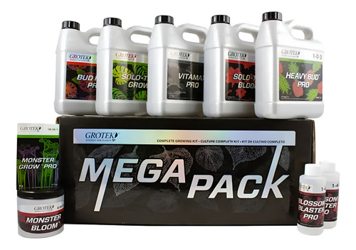 Mega Pack Grotek Fertilizantes Liquidos Ciclo Completo