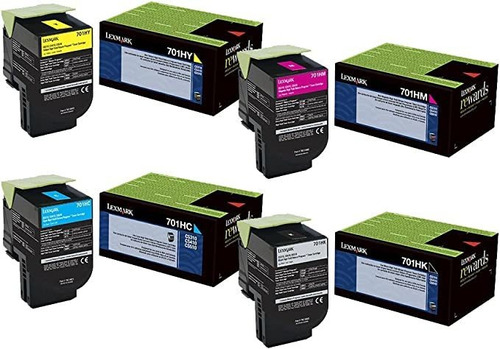 Lexmark 70c1hk0 70c1hc0 70c1hm0 70c1hy0 Cs310 Cs410 Cs510 -.