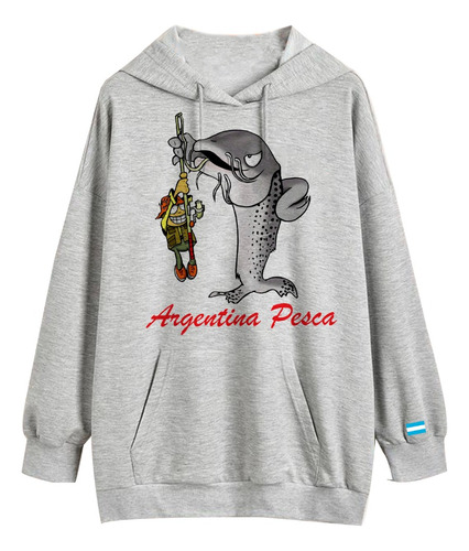 Buzo Argentina Pesca Algodon Frisa Unisex Diseños