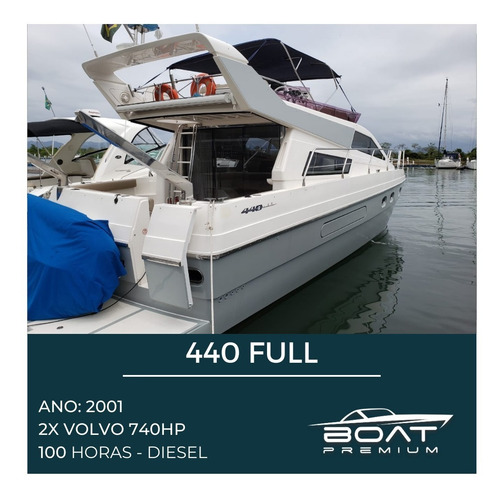 440 Full, 2001, 2x Volvo 740hp - Coral - Regal