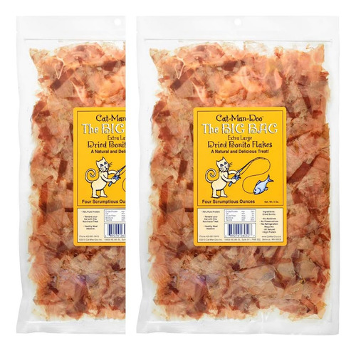 Cat-man-doo - Golosinas Secas, 2 Bolsas De 4 Oz