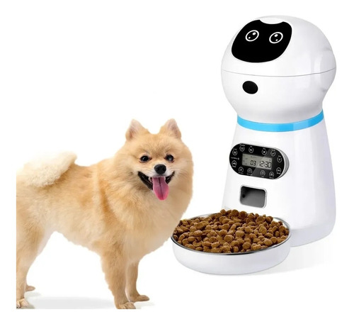 Robot Alimentador Para Mascotas Juguete Perros Gatos