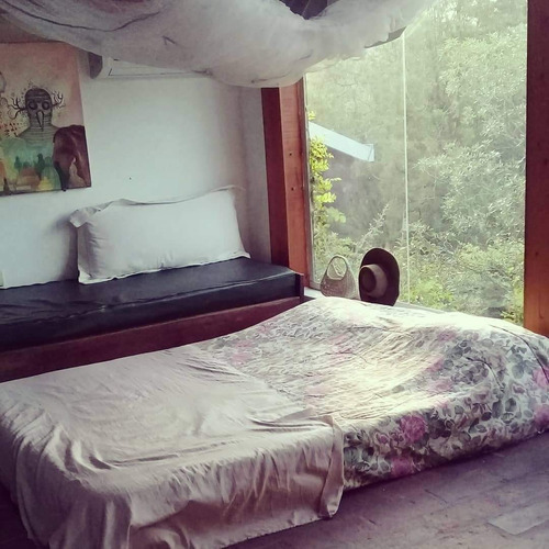 Imagen 3 de 5 de Mosquitero Tul Rectangular Cama King Size 2x2 Con Aberturas