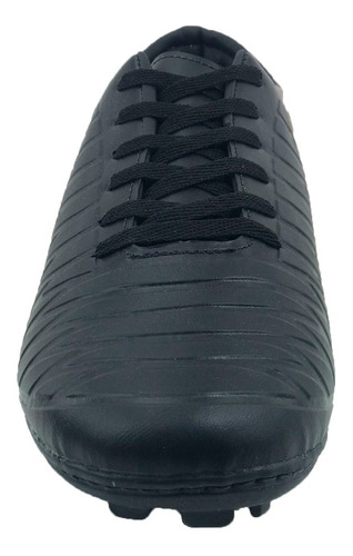 Imagen 3 de 5 de Seta Botin Futbol Hombre 1397 Wembley Negro-dorado Ras