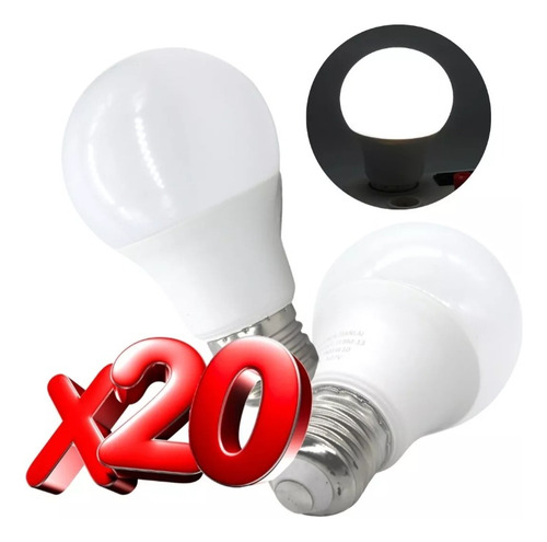 20 Focos Led 10w Luz Blanca Oferta¡ Gran Iluminación (50w) 