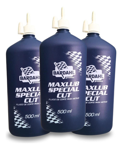 Kit 3 Fluido De Corte Maxlub Special Cut 500ml - Bardahl