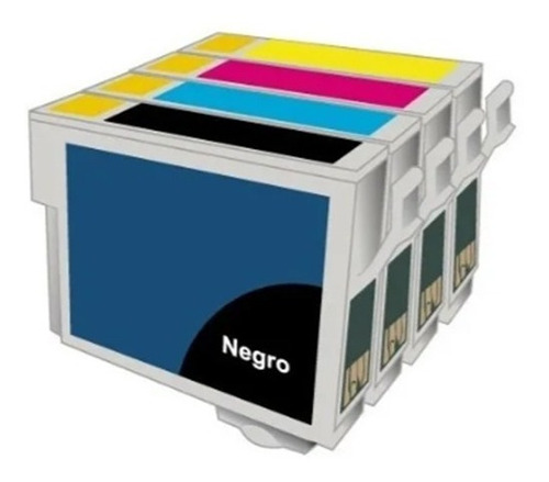 Pack 4 Cartridge Alternativo Epson To 73 (4 Colores)