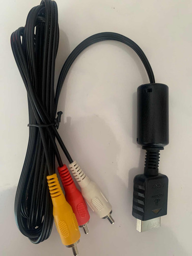 Cable Audio Y Video Original Playstation Ps1, Ps2 Y Ps3. (Usado)