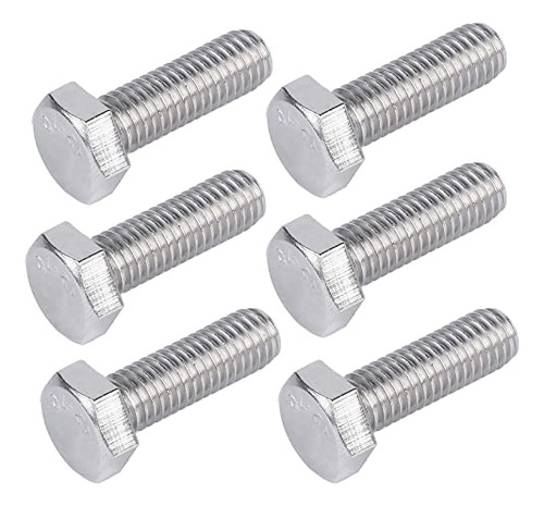 Juego De Tornillos Y Tuercas Hexagonales De Acero Inoxi...