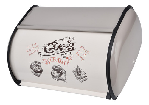 Contenedor Para Pan De Gran Capacidad Con Bonito Diseño, Pue