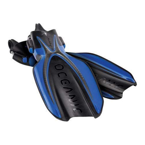 Manta Ray Buceo Aleta Oceanic Azul/negro, Xlarge By Oceanic